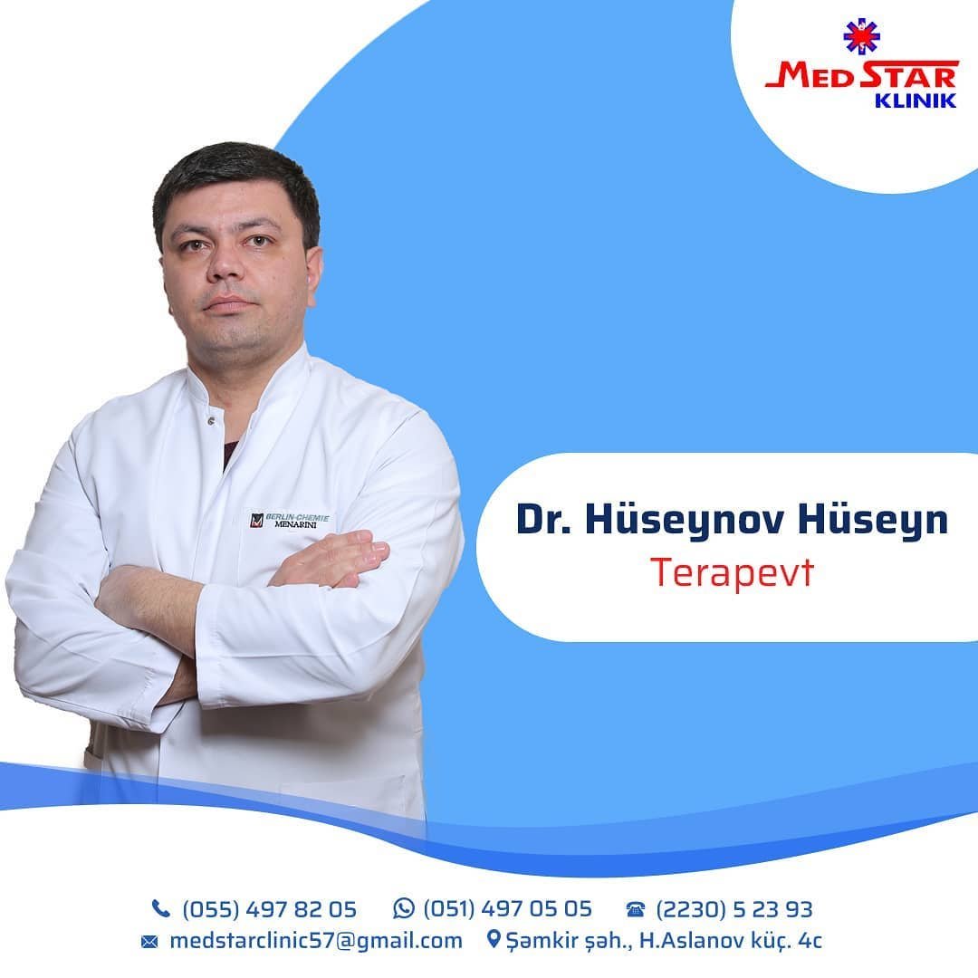 Dr.Hüseynov tərəfindən daxili orqanların diaqnostika, müalicə və profilaktikası dəqiq həyata keçirilir